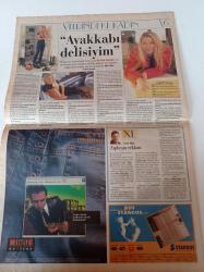Millîyet Vitrin Gazetesi - 22 Mart 1997 - Sayı 17 - Benetton - Vakkoroma - Mudo- Hotiç -Harika Pazar Sunucusu Nil Pınar İnanoğlu Fotoğrafı