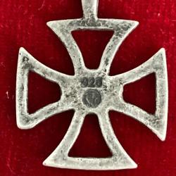 İKİNCİ DÜNYA SAVAŞI NAZİ ALMANYASI TOTENKOPF SKULL KOLYE UCU WW2 RZM DAMGALI