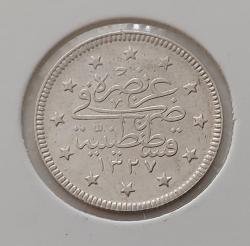 GÜMÜŞ 2 KURUŞ 1327-2 SULTAN MEHMET REŞAT DÖNEMİ ORİJİNAL ÇİLL P1TT2R ÇOK NADİR