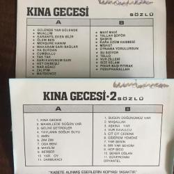 Kına Gecesi  - Sözlü 1&2 / 2 kaset set
