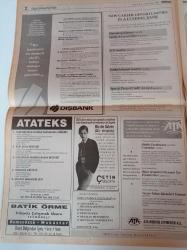 Milliyet İş Yaşamı Ve İnsan Kaynakları Gazetesi - 11 Mayıs 1997 - Sayı 23 - Türk Hava Yolları Pazarlama Başkanı Aliye Alptekin Çalışan Annelere Sesleniyor- Gelişim Ve Meslek Fuarı - TRİSAD Atakta - Medline Mobil Sağlık Hizmetleri