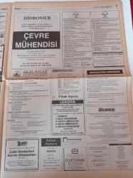 Milliyet İş Yaşamı Ve İnsan Kaynakları Gazetesi - 11 Mayıs 1997 - Sayı 23 - Türk Hava Yolları Pazarlama Başkanı Aliye Alptekin Çalışan Annelere Sesleniyor- Gelişim Ve Meslek Fuarı - TRİSAD Atakta - Medline Mobil Sağlık Hizmetleri