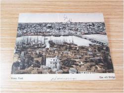 OSMANLI DÖNEMİ İstanbul-Galata Köprüsü FOTOKART...