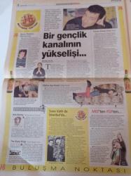Milliyet Cumartesi Gazetesi - 20 Ekim 2001 - Aşkın Nur Yengi Fotoğrafı - Bütün Kadınlar Dedektiftir - Bilgisayarla Seks Teknolojisi Geliyor - Levent Yüksel - Zuhal Olcay - Haluk Bilginer - Bob Marley