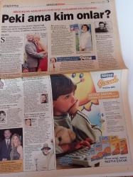 Milliyet Pazar Gazetesi - 11 Kasım 2001 - Son Tango İstanbul'da - Marlon Brando ve Maria Schneider Ünlü Sevişme Sahnesi - Yıldırım Mayruk Fotoğrafı - Ayşe Arman - Biri Bizi Gözetliyor - Kırmızı Değirmen Efsanesi