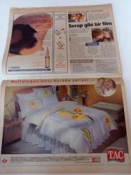 Milliyet Pazar Gazetesi - 11 Kasım 2001 - Son Tango İstanbul'da - Marlon Brando ve Maria Schneider Ünlü Sevişme Sahnesi - Yıldırım Mayruk Fotoğrafı - Ayşe Arman - Biri Bizi Gözetliyor - Kırmızı Değirmen Efsanesi