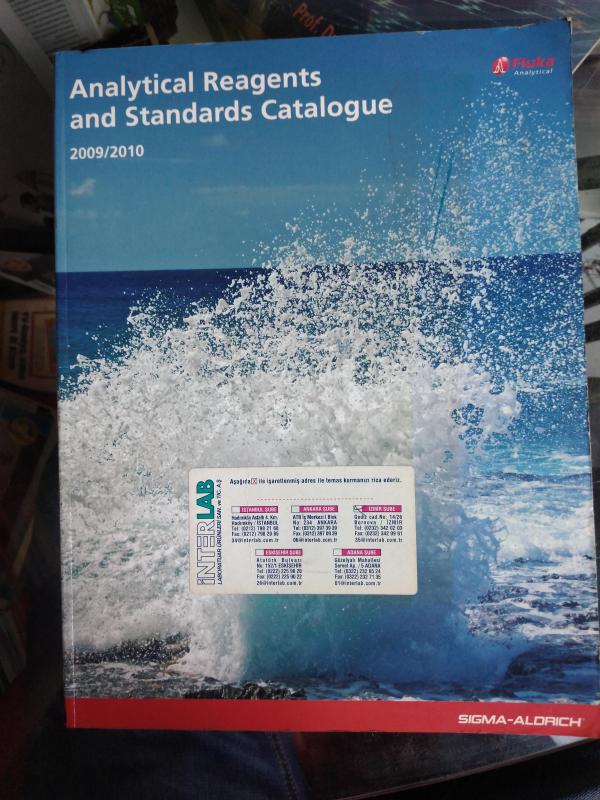 ANALYTİCAL REAGENTS AND STANDARDS CATALOGUE 2009-2010(2.El)