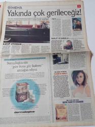 Milliyet Pazar Gazetesi - 2 Şubat 1997 - Sayı 11 -Eşcinsel olacaksın dediler,okey dedim:Mert Savaş- Güzin Abla'nın Dijital Ortamlara Da Girmesi Gerek - İnternette Aşk Ve İhanet - Billur Kalkavan - Stella Tennant - Ozan Orhon - Neslihan Yargıcı