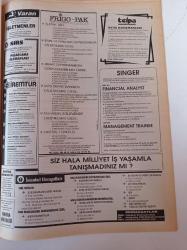 Milliyet İş Yaşamı Ve İnsan Kaynakları Gazetesi - 23 Şubat 1997 - Sayı 12 - Burger King'in Eğitim Ve İnsan Kaynakları Müdürü İmer Artan Fotoğrafı - Tab Gıda Türkiye - Sevgililer Günü -  Nedret Birim - Memduh Efendioğlu