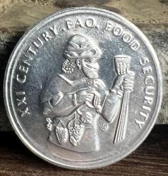 Türkiye Cumhuriyeti Darphane Basımı 1999 Yılı 50.000 Lira FAO Şarapçılık Hatıra Para