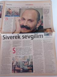 Milliyet Pazar Gazetesi - 7 Ocak 2001 - Cemil İpekçi Fotoğrafı - Bekir Coşkun Pako'ya Mektuplar - Jennifer Aniston - Brad Pitt - Hasan Cemal'in İstanbul'u