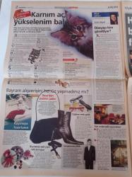 Milliyet Cumartesi Gazetesi - 3 Mart 2001 - Penelope Cruz Fotoğrafı - Ciguli - Tarık Akan - Yonca Evcimik - Futbol Okunuyor - Meg Ryan - Russel Crowe