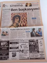 Milliyet Cumartesi Gazetesi - 20 Ocak 2001 - Zeynep Tokuş Fotoğrafı - Aydın Boysan - Bebek Bar- Hasan Pulur - Vitali Hakko - Güngör Uras