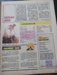 Milliyet Çocuk Dergisi - 24 Ağustos 1981 - Akbaba Harekatı - Fort Navajo - Siyah Kurd - Ünlü Anneler - Cüneyt Arkın - Hafiye 99 - Kırk Ambar -