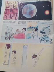 Milliyet Çocuk Dergisi - 12 Mart 1979 - Uzay çocukları çılgın bilgin - Halit Kıvanç - Fatma Oran - Ülkü Tamer - Emin Özdemir - Kirpi Çocuk -