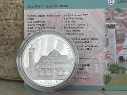 2021 - Habib-i Neccar Camii Sertifikalı Gümüş Hatıra Para - Çil