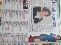 Milliyet Tv Box Dergisi - 20-26 Mart 1992 - Müjde Ar - Ayşe Egesoy - Halil Ergün - Gülşen Bubikoğlu - Aytaç Arman - Talat Bulut - Hülya Süer -