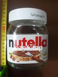 Antika - 5 adet cam kavanoz (kapaklı kavanoz) (nutella tamek) - kitantik - kitaLog