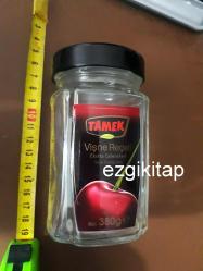 5 adet cam kavanoz (kapaklı kavanoz) (nutella tamek)