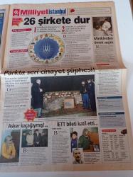 Milliyet İstanbul Gazetesi - 23 Ocak 2001 - Arnavutköy'den Altınşehir'e Telefon Nakli Yapıldı - Beyoğlu Belediye Başkanı Kadir Topbaş - Okan Bayülgen - Mehmet Ali Erbil