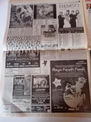 Milliyet İstanbul Gazetesi - 23 Ocak 2001 - Arnavutköy'den Altınşehir'e Telefon Nakli Yapıldı - Beyoğlu Belediye Başkanı Kadir Topbaş - Okan Bayülgen - Mehmet Ali Erbil