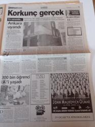Milliyet İstanbul Gazetesi - 18 Ocak 2001 - Resmen Cinayet - İstanbul'da Deprem Vurdumduymazlığı - Güler Sabancı Yeni Şarabını Tanıttı - Şebnem Çapa - İbrahim Tatlıses