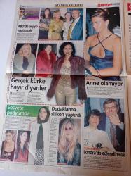 Milliyet İstanbul Gazetesi - 9 Ocak 2001 - Köprü Fena Tetikledi - Bahçelievler Belediye Başkanı Saffet Bulut - Karayolları Dinçer Yiğit - Leyla Alaton - Yasemin Kozanoğlu
