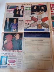 Milliyet İstanbul Gazetesi - 16 Şubat 2001 - Olimpiyat Türk Hava Yollarına Bindi - Eğik Minareye Deprem Onarımı - Duygu Asena Silivri - Mazhar Fuat Özkan - İşte Sürekli Gürültü Düzeyi