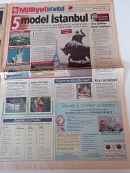 Milliyet İstanbul Gazetesi - 16 Şubat 2001 - Olimpiyat Türk Hava Yollarına Bindi - Eğik Minareye Deprem Onarımı - Duygu Asena Silivri - Mazhar Fuat Özkan - İşte Sürekli Gürültü Düzeyi