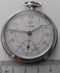 ALMANYA NORMA MARKA ORİJİNAL ANTİK KURMALI MUHTEŞEM BAKIMLI CEP SAATİ Y1NN2 NADİR