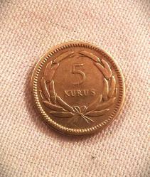 5 KURUŞ 1956 T.C.