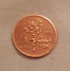 5 KURUŞ 1974 T.C.