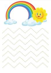 Okul Öncesi Çizgi-Sayı Çalışması YAZ-SİL Kitabı