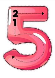 Okul Öncesi Çizgi-Sayı Çalışması YAZ-SİL Kitabı