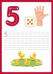 Okul Öncesi Çizgi-Sayı Çalışması YAZ-SİL Kitabı