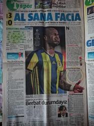 Türkiye Gazetesi,1 Ekim 2018,Almanya,Recep Tayyip Erdoğan,Fenerbahçe,Devlet Bahçeli,Ali Koç,Cocu,Andre Ayew,Mustafa Cengiz,Robinho,Şenol Güneş,Ayberk Olmaz