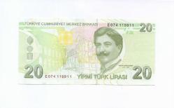 Efemera - 9. EMİSYON 20 TL KAĞIT PARA RADAR GÜZEL NUMARA 11-99-11 SERİ NO ORTA KONDİSYON GÖRSELDEKİ ÜRÜN - kitantik - kitaLog