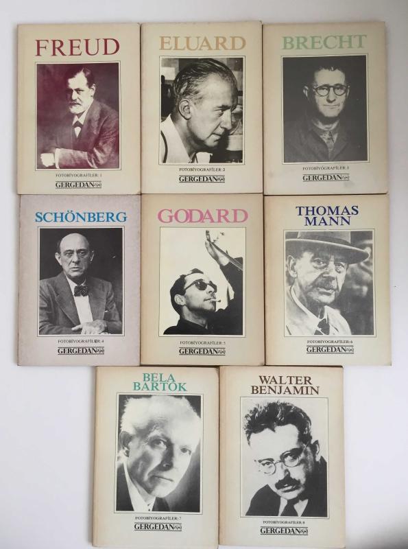 Freud Eluard Brecht Schönberg Godard Thomas Mann Bela Bartok Walter Benjamin (Gergedan Yayını 8 Kitap)
