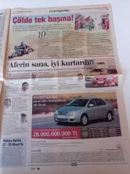 Milliyet Otomobil Gazetesi - 19 Ekim 2004 - Kara Afrika'da Gerçek Test - Dünya Cross Country Şampiyonası - BMW Tutkunu