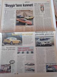 Milliyet Otomobil Gazetesi - 16 Mart 2004 - Erhan Güleryüz Fotoğrafı - Ayna Grubu- Formula 1 Başladı - Ford Pilotu Markko Martin Güldü - Beygir Savaşı