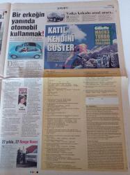 Milliyet Otomobil Gazetesi - 16 Mart 2004 - Erhan Güleryüz Fotoğrafı - Ayna Grubu- Formula 1 Başladı - Ford Pilotu Markko Martin Güldü - Beygir Savaşı