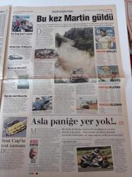 Milliyet Otomobil Gazetesi - 16 Mart 2004 - Erhan Güleryüz Fotoğrafı - Ayna Grubu- Formula 1 Başladı - Ford Pilotu Markko Martin Güldü - Beygir Savaşı