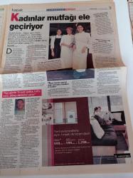 Milliyet Cumartesi Gazetesi - 19 Temmuz 2003 - Sinemis Candemir Fotoğrafı - Şiddetin Ve Uyuşturucunun Kenti Rio De Janerio- Nu Teras - Mutfağın Yeni Hakimi Okullu Kadın Aşçılar - Murat Evgin
