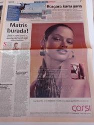 Milliyet Cumartesi Gazetesi - 19 Temmuz 2003 - Sinemis Candemir Fotoğrafı - Şiddetin Ve Uyuşturucunun Kenti Rio De Janerio- Nu Teras - Mutfağın Yeni Hakimi Okullu Kadın Aşçılar - Murat Evgin