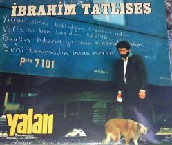 Yalan İbrahim Tatlıses CD  SIFIR JELATİNLİ AMBALAJINDADIR Gurbet Treni Dost Nasihati Kara Göz