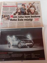 Milliyet Cumartesi Gazetesi - 10  Mayıs 2003 - Beyazıt Öztürk - Meltem Cumbul - Korsan Kitap Yakalama Ekibi - Baba Zula - Ömerçip