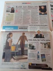 Milliyet Cuma Gazetesi - 6 Haziran 2003 - Tansa Mermerci Fotoğrafı - Takının Şıklığı Rakamla Ölçülmez - Yılmaz Erdoğan - Şimdi Bikini Sezonu- Bizim Ofiste Tayyör Giyilmez