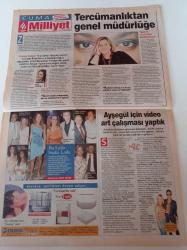 Milliyet Cuma Gazetesi - 6 Haziran 2003 - Tansa Mermerci Fotoğrafı - Takının Şıklığı Rakamla Ölçülmez - Yılmaz Erdoğan - Şimdi Bikini Sezonu- Bizim Ofiste Tayyör Giyilmez