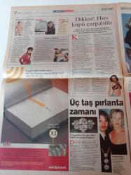 Milliyet Cuma Gazetesi - 13 Haziran 2003 - Babalar Günü Geliyor - Şarkıcı Göksel Küskün Ama Kızgın Değil - Hayır Hileli Bir Kelimedir