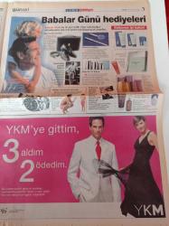 Milliyet Cuma Gazetesi - 13 Haziran 2003 - Babalar Günü Geliyor - Şarkıcı Göksel Küskün Ama Kızgın Değil - Hayır Hileli Bir Kelimedir